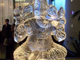 Ganesh 1 Ice Sculpture